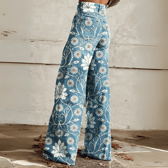 Darina – High-Waist Wide Leg Jeans for Women