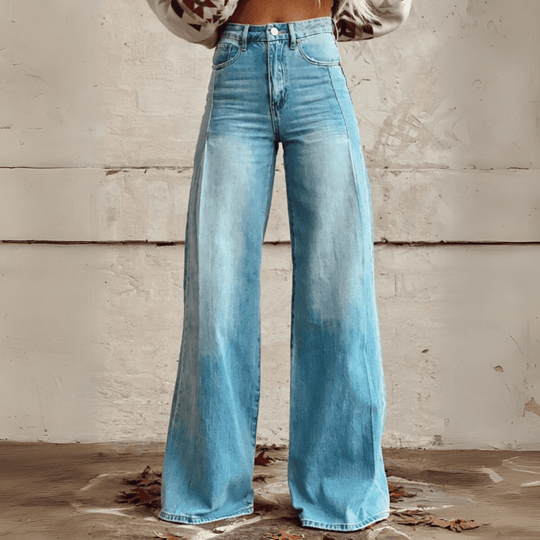 Darina – High-Waist Wide Leg Jeans for Women