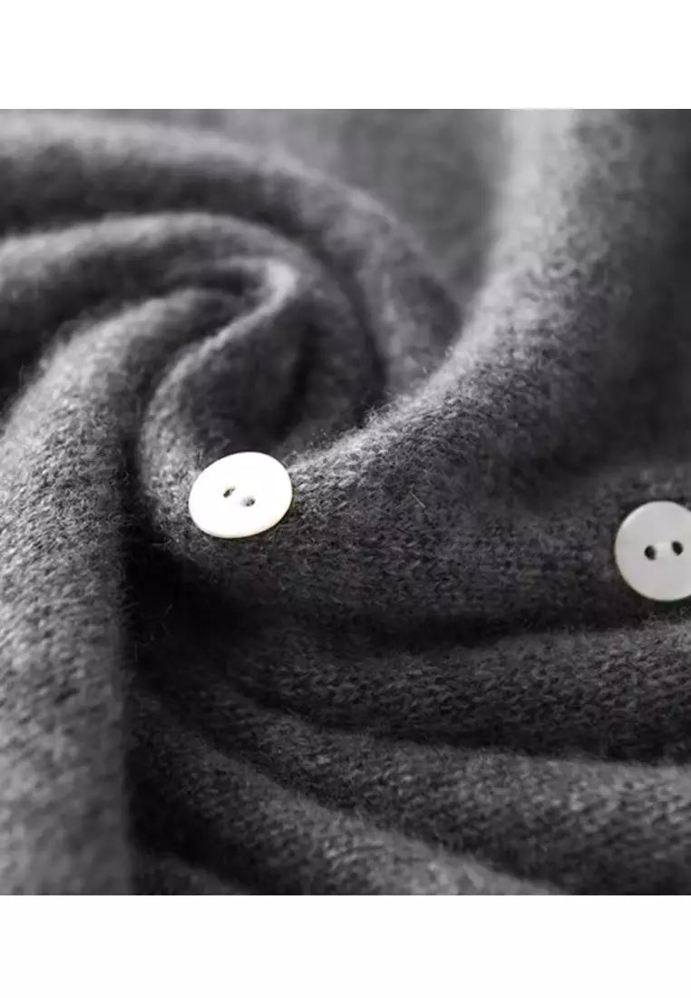 PIPER | ASYMMETRICAL BUTTON SWEATER