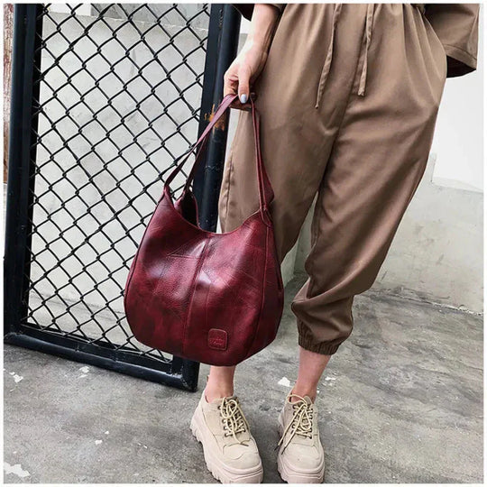 Anissa – Soft Leather Hobo Bag for Women