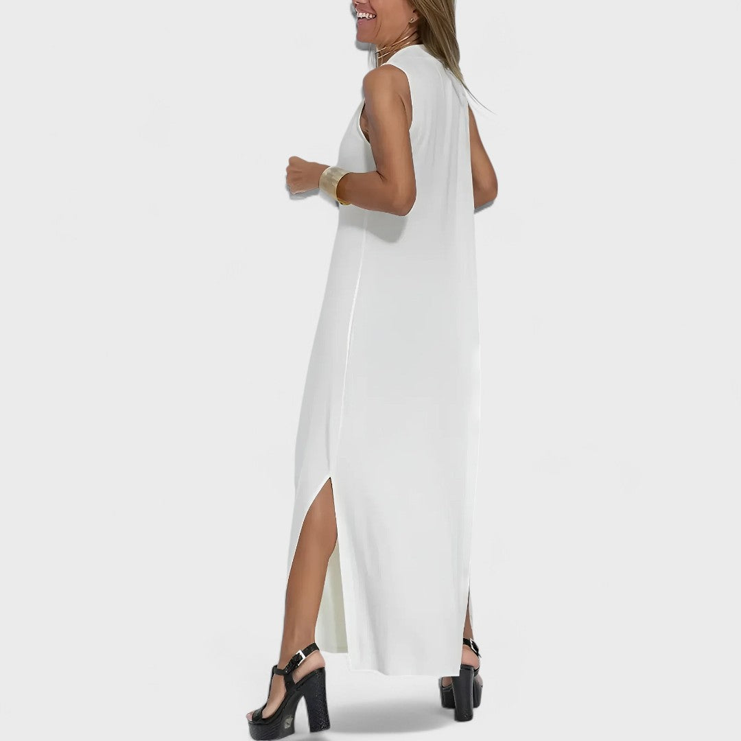 Livana – Maxi Dress with Sophisticated Draping