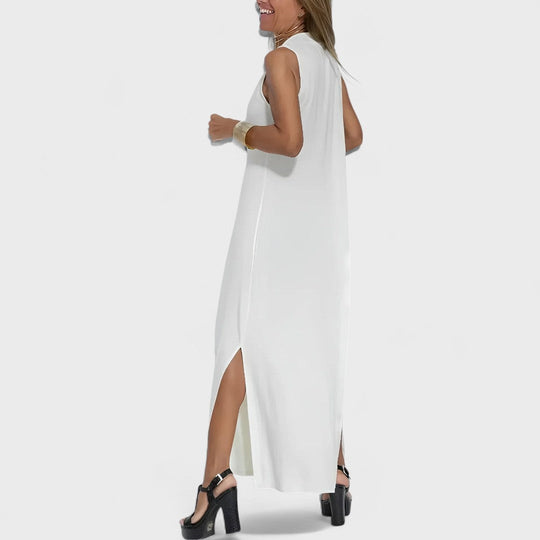 Livana – Maxi Dress with Sophisticated Draping