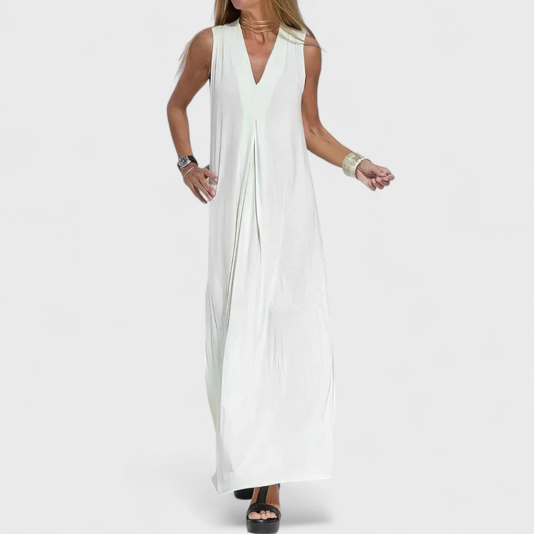 Livana – Maxi Dress with Sophisticated Draping